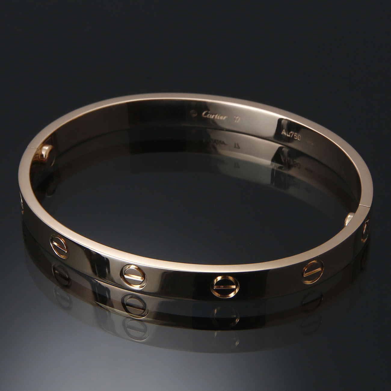 CARTIER(USED)까르띠에 러브 브레이슬릿 17#