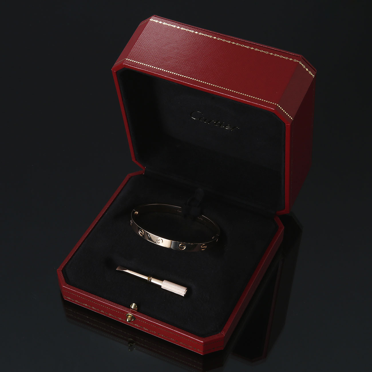 CARTIER(USED)까르띠에 러브 브레이슬릿 17#