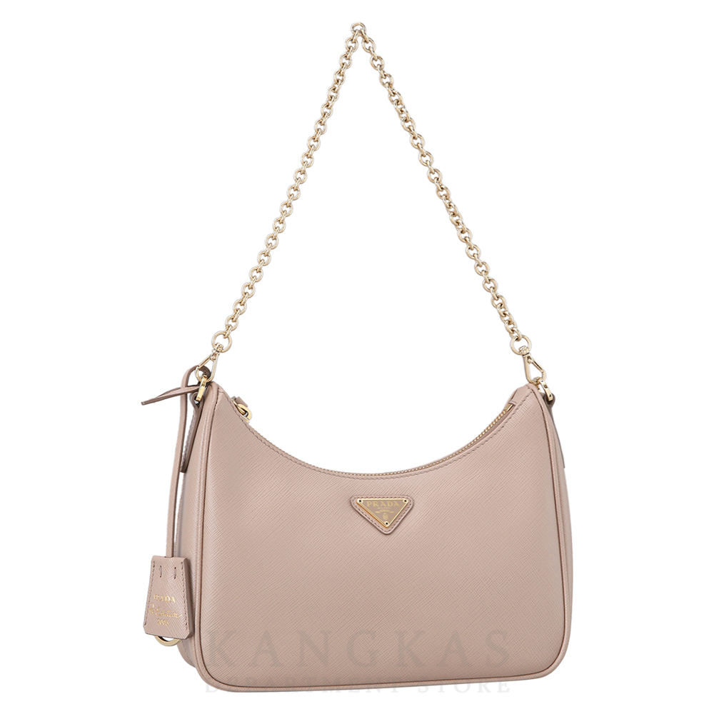 PRADA(USED)프라다 1BH204 리에디션 가죽 호보백
