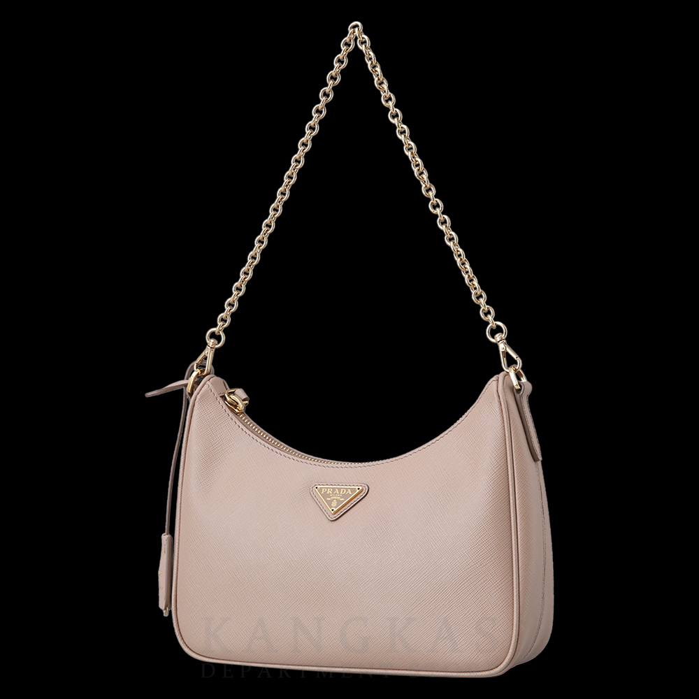 PRADA(USED)프라다 1BH204 리에디션 가죽 호보백