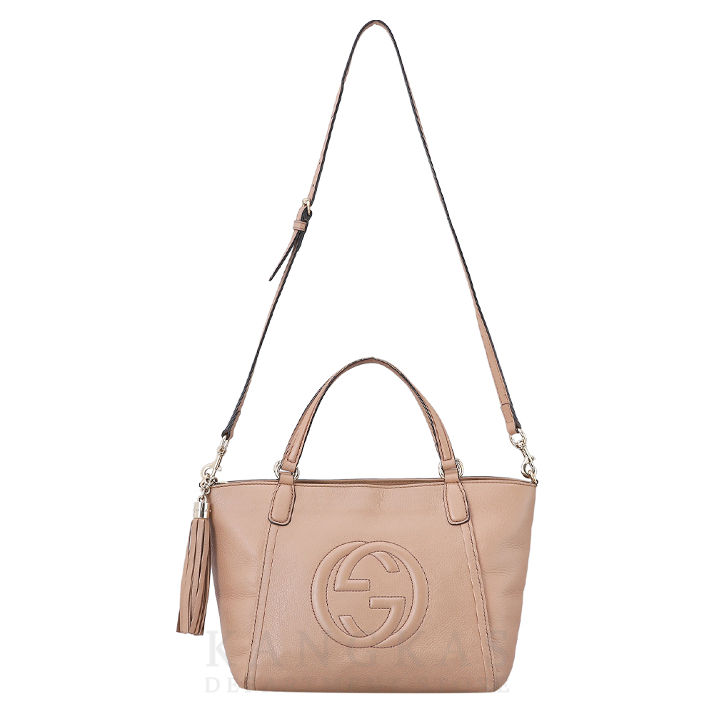 GUCCI(USED)구찌 소호 레더 토트겸 숄더백