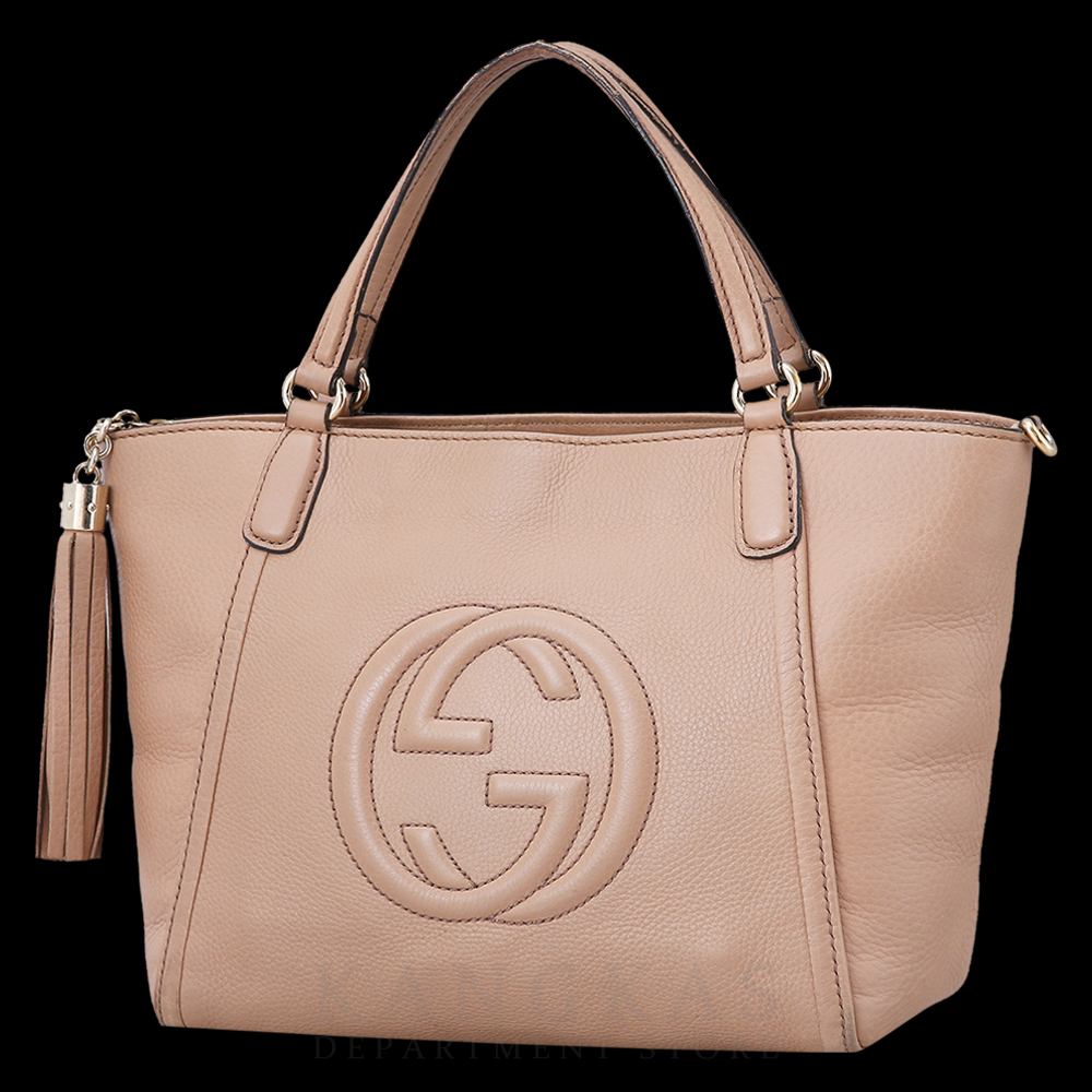 GUCCI(USED)구찌 소호 레더 토트겸 숄더백