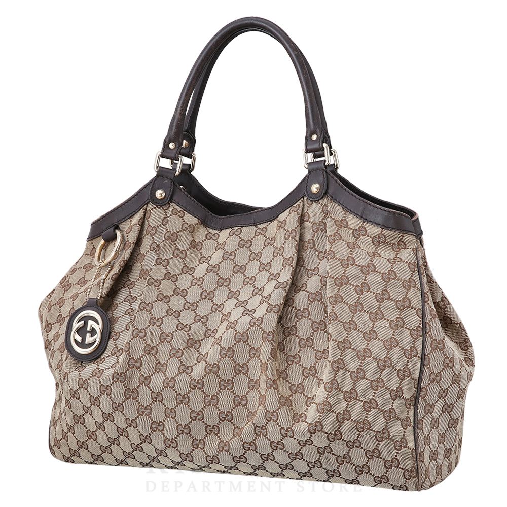GUCCI(USED)구찌 패브릭 수키백