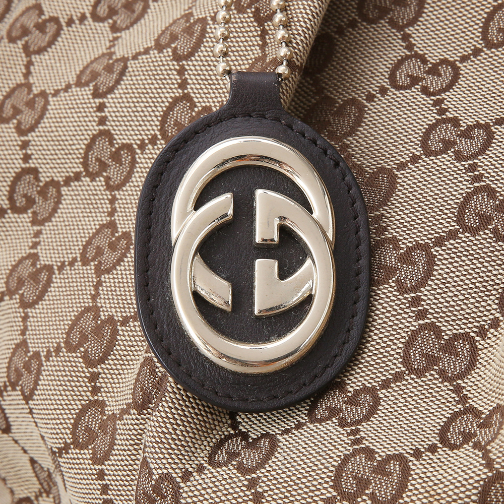 GUCCI(USED)구찌 패브릭 수키백