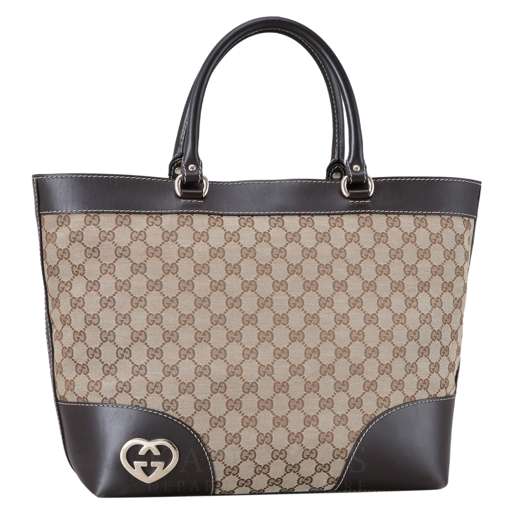 GUCCI(USED)구찌 패브릭 토트백