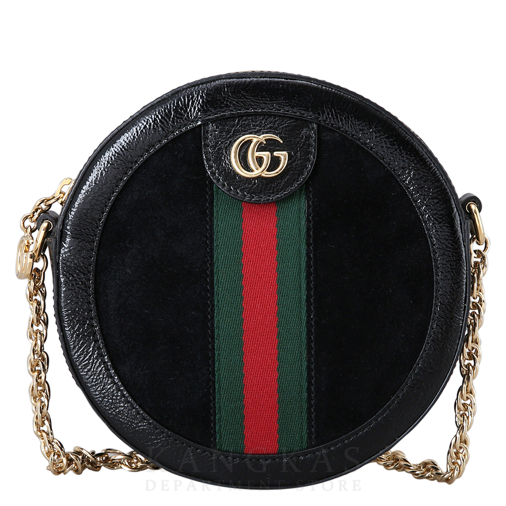 GUCCI(USED)구찌 GG로고 PVC 오피디아 라운드 숄더백