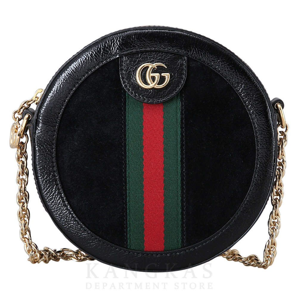 GUCCI(USED)구찌 GG로고 PVC 오피디아 라운드 숄더백