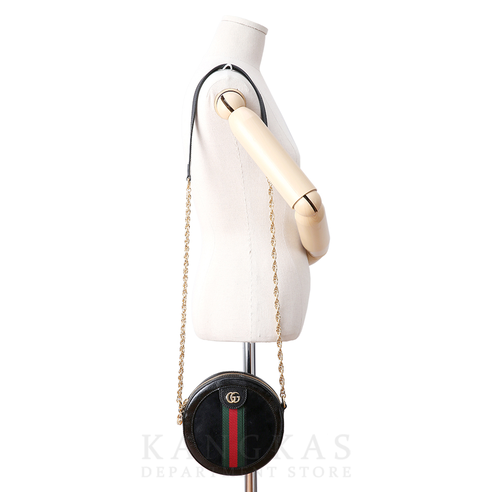 GUCCI(USED)구찌 GG로고 PVC 오피디아 라운드 숄더백