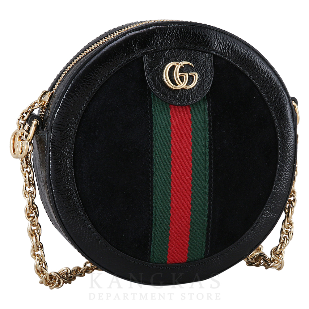 GUCCI(USED)구찌 GG로고 PVC 오피디아 라운드 숄더백