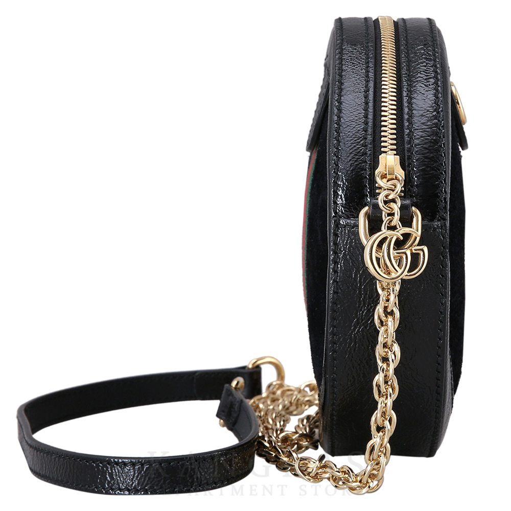 GUCCI(USED)구찌 GG로고 PVC 오피디아 라운드 숄더백