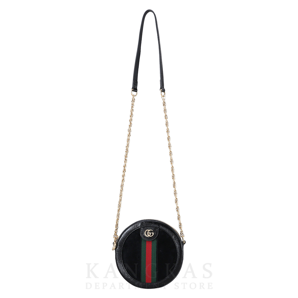 GUCCI(USED)구찌 GG로고 PVC 오피디아 라운드 숄더백