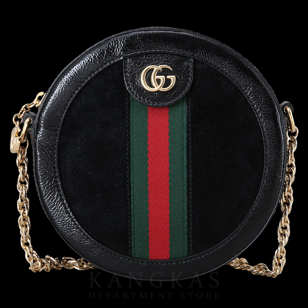 GUCCI(USED)구찌 GG로고 PVC 오피디아 라운드 숄더백