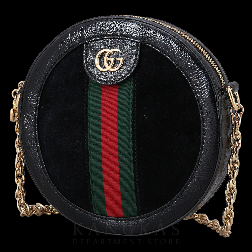 GUCCI(USED)구찌 GG로고 PVC 오피디아 라운드 숄더백