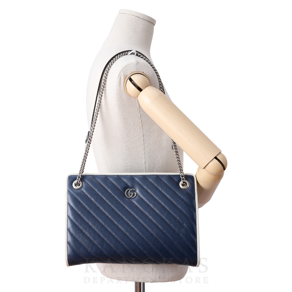 GUCCI(USED)구찌 GG 마몽트 체인 숄더백
