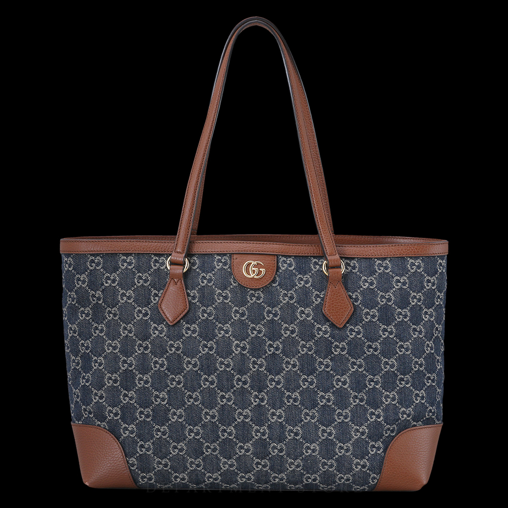 GUCCI(USED)구찌 데님 쇼퍼백 631685