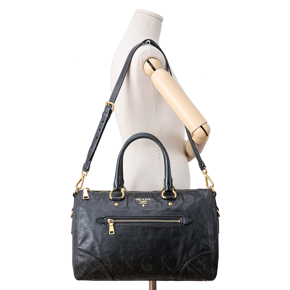 PRADA(USED)프라다 비텔로 토트겸 숄더백