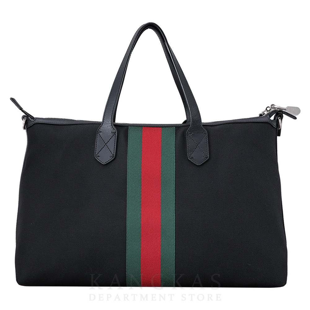 GUCCI(USED)구찌 나이론 테크노 웹 맨스백