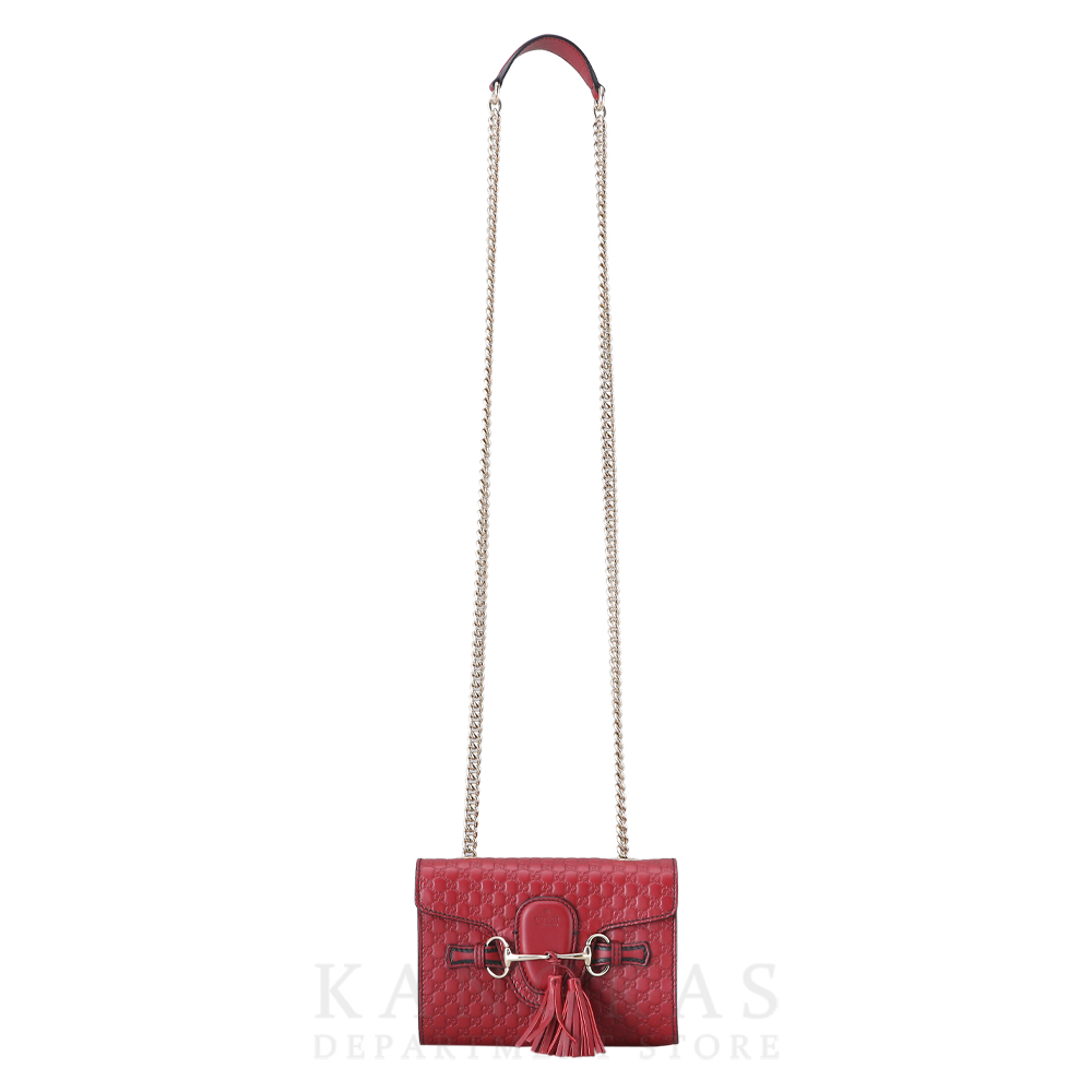 GUCCI(USED)구찌 마이크로 씨마 에밀리 체인 숄더백