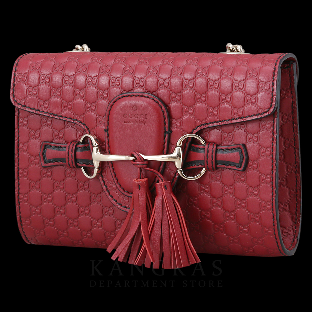 GUCCI(USED)구찌 마이크로 씨마 에밀리 체인 숄더백