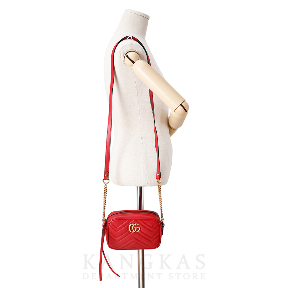GUCCI(USED)구찌 GG 마몽트 체인 숄더백