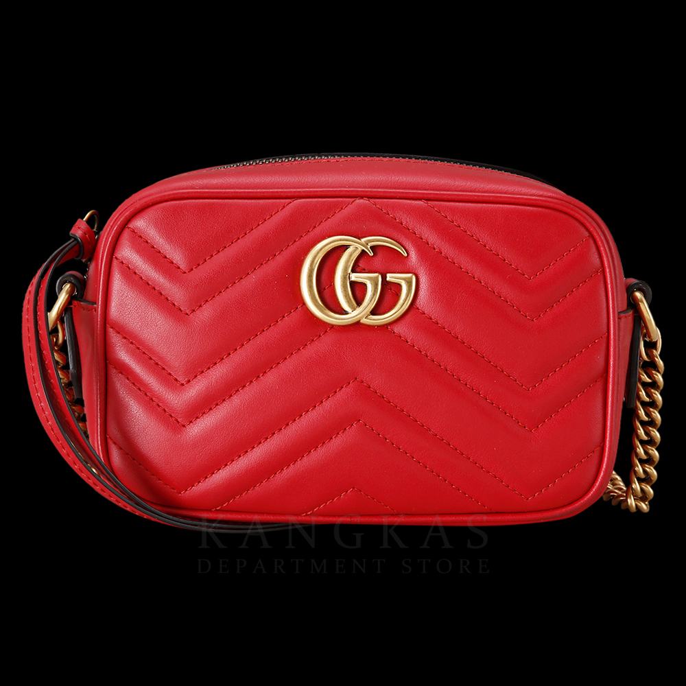 GUCCI(USED)구찌 GG 마몽트 체인 숄더백