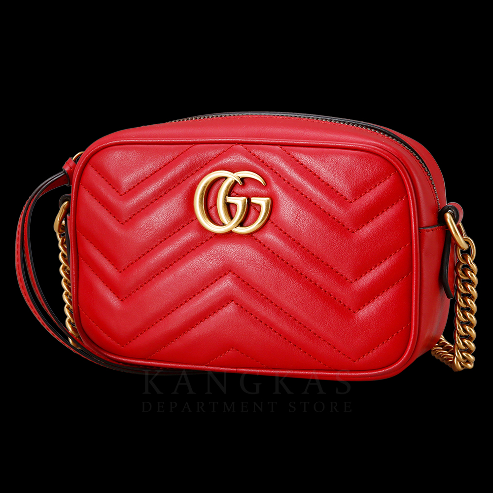 GUCCI(USED)구찌 GG 마몽트 체인 숄더백