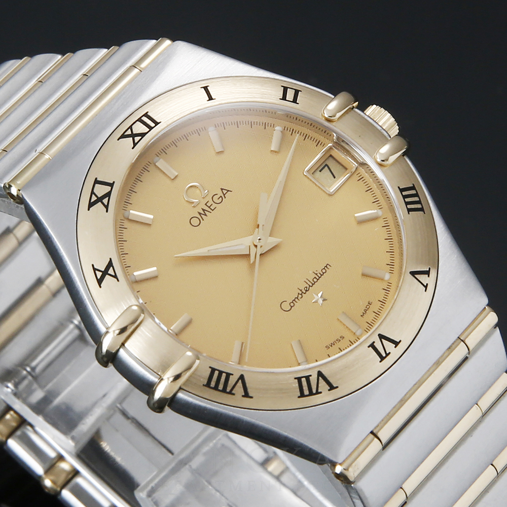 OMEGA(USED)오메가 컨스틸레이션 콤비 풀바