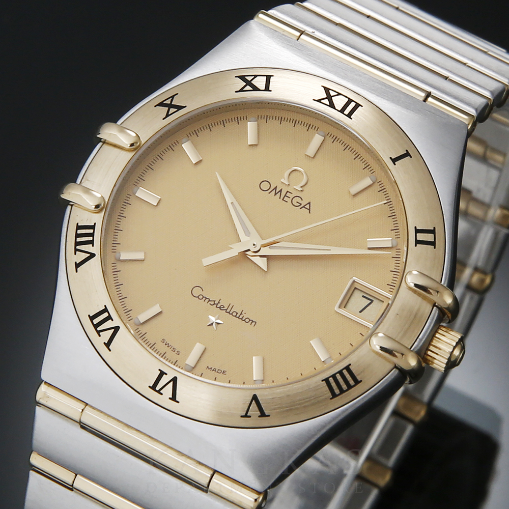 OMEGA(USED)오메가 컨스틸레이션 콤비 풀바