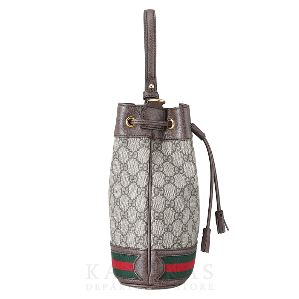 GUCCI(USED)구찌 오피디아 수프림 PVC 스몰 버킷백