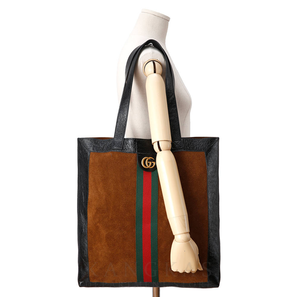 GUCCI(USED) 구찌 오피디아 GG로고 수프림 라지 토트백