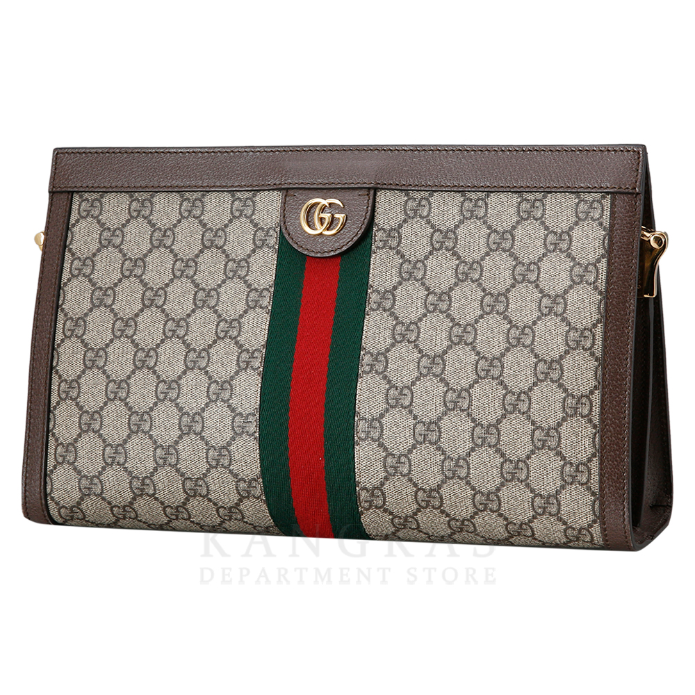 GUCCI(USED)구찌 GG로고 PVC 오피디아 수프림 체인 숄더백