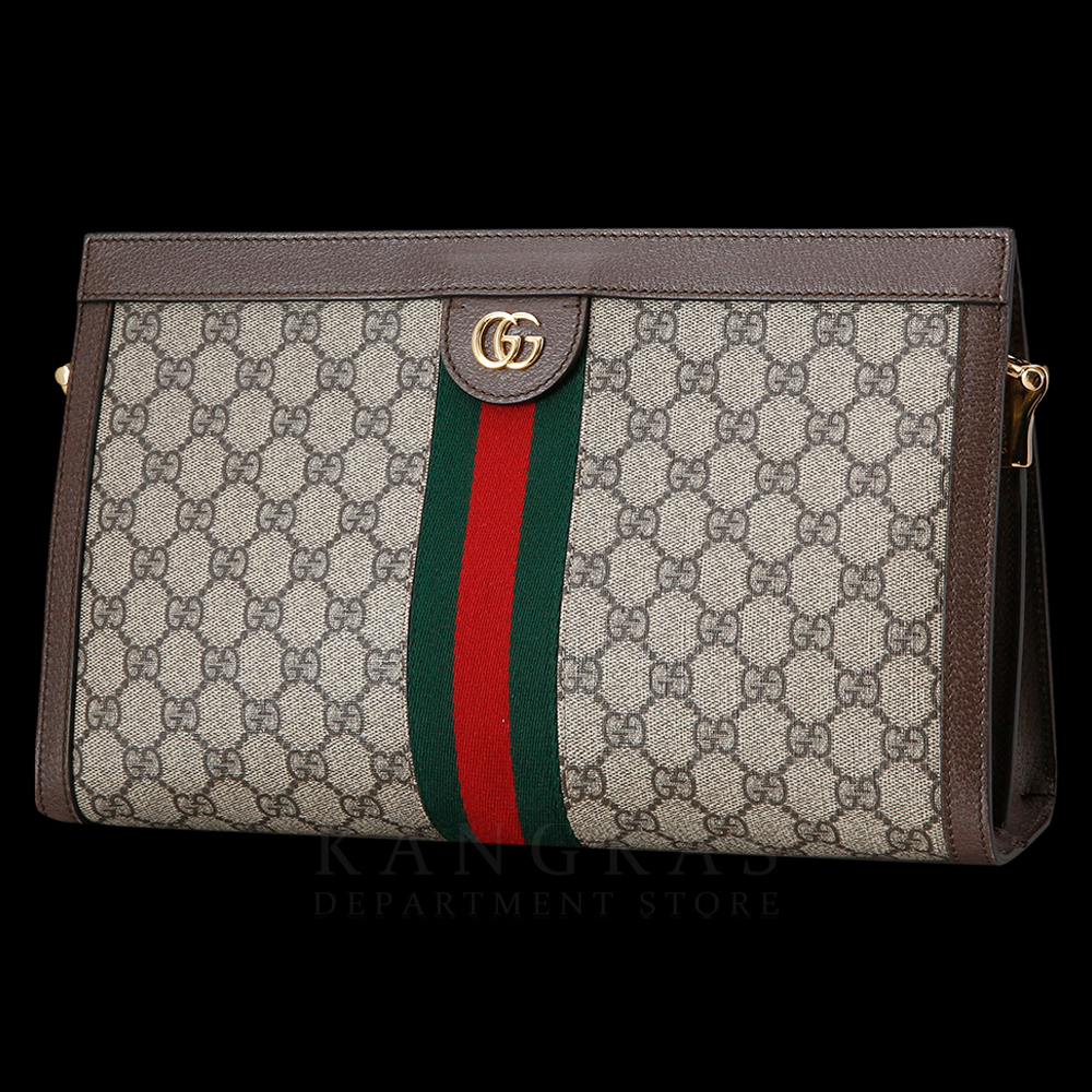 GUCCI(USED)구찌 GG로고 PVC 오피디아 수프림 체인 숄더백