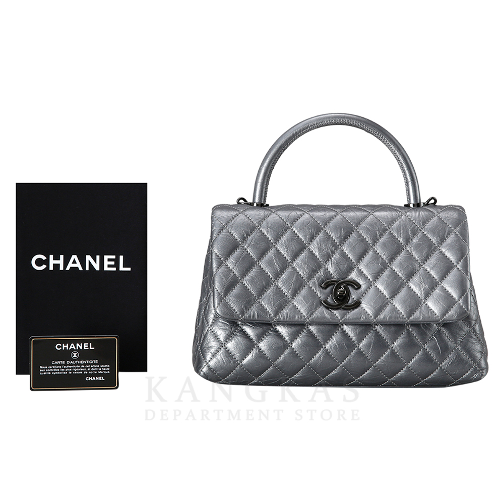 CHANEL(USED)샤넬 캐비어 코코핸들28