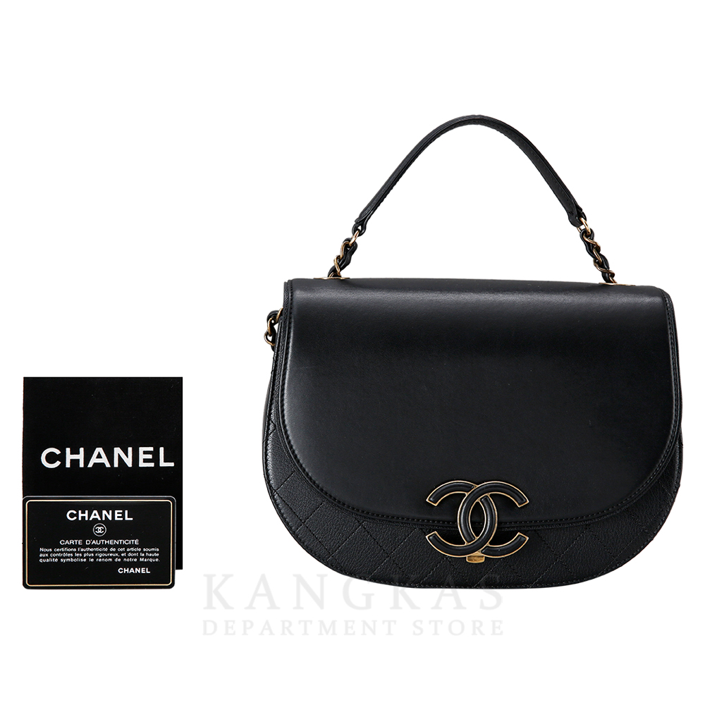 CHANEL(USED)샤넬 시즌 탑핸들 체인숄더