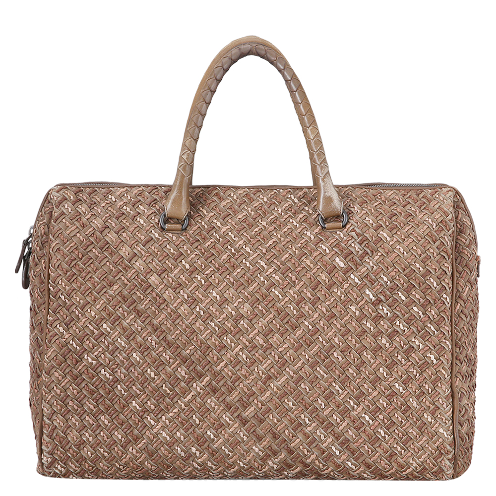 BOTTEGA VENETA(USED) 보테가베네타 인트레치아토 스티치 토트백