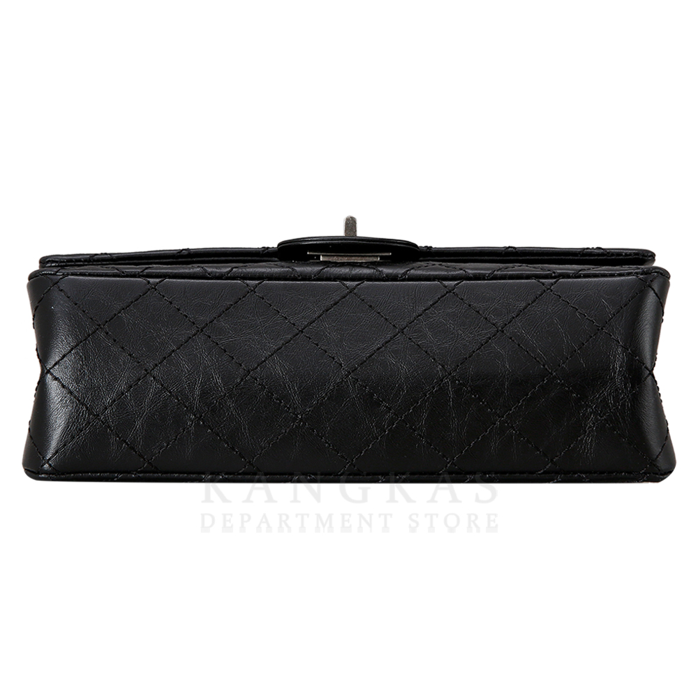CHANEL(USED)샤넬 2.55 빈티지 미듐 블랙 은장