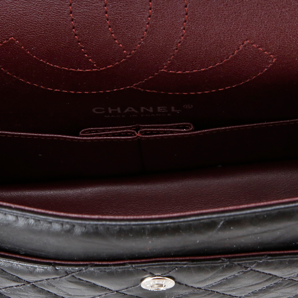 CHANEL(USED)샤넬 2.55 빈티지 미듐 블랙 은장