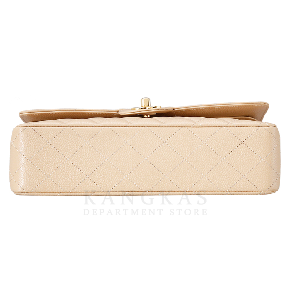 CHANEL(USED)샤넬 클래식 캐비어 미듐 베이지