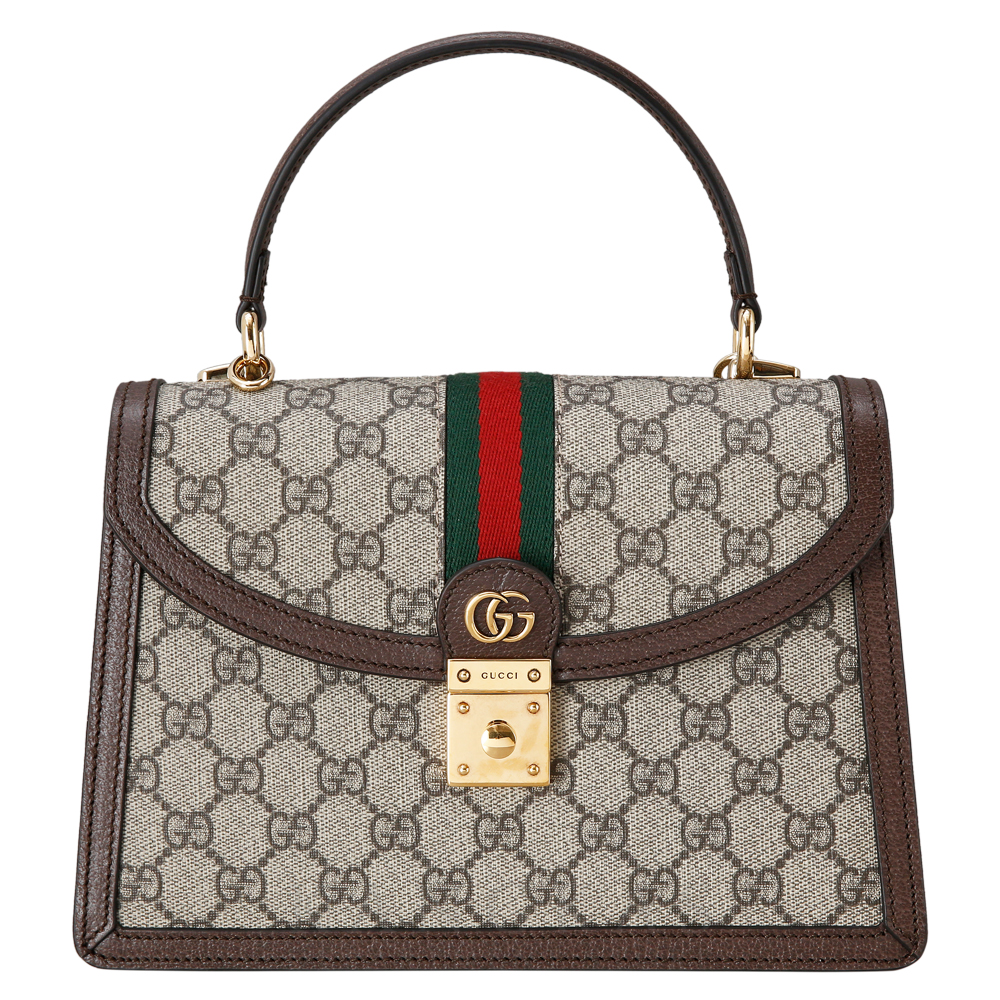GUCCI(USED) 구찌 웹 디테일 스몰 탑핸들