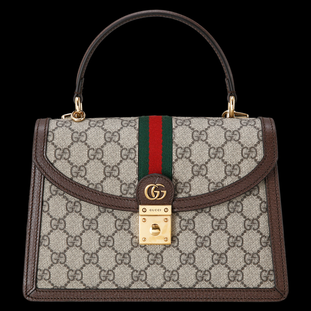 GUCCI(USED) 구찌 웹 디테일 스몰 탑핸들