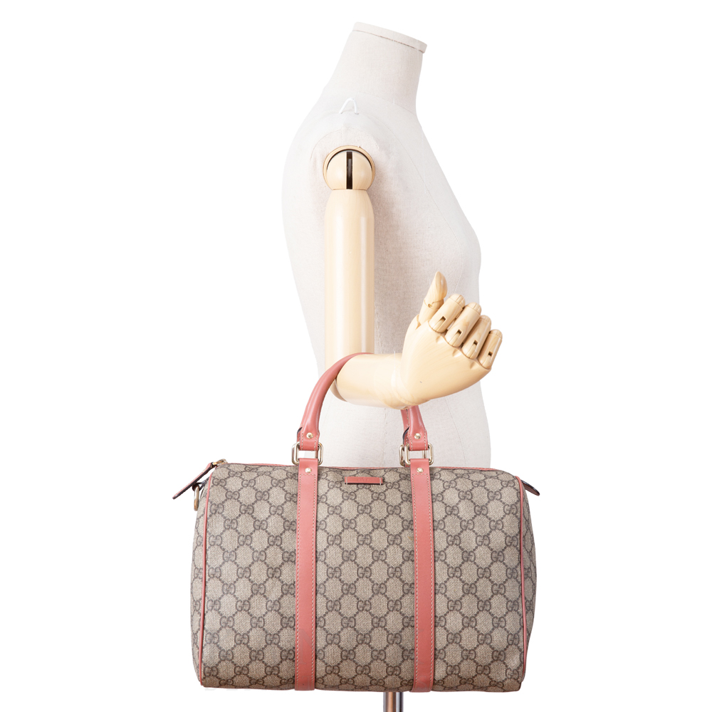 GUCCI(USED)구찌 PVC 보스턴백