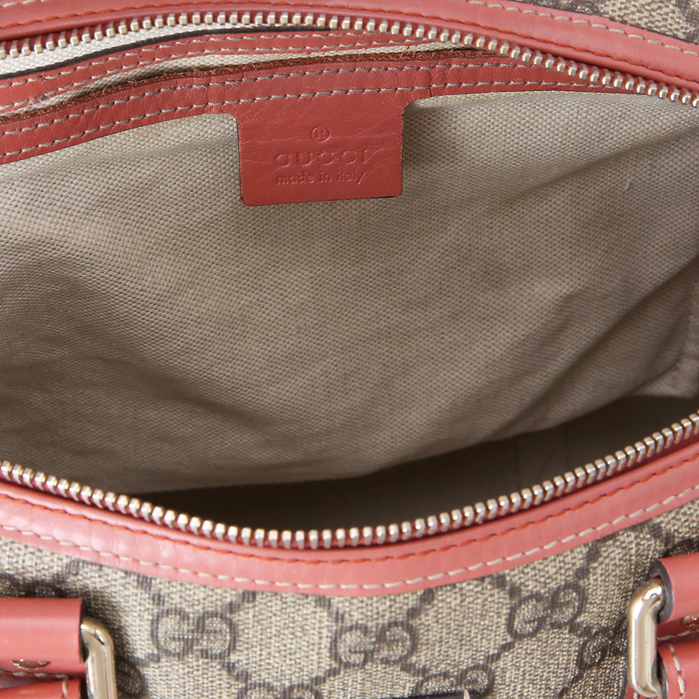 GUCCI(USED)구찌 PVC 보스턴백