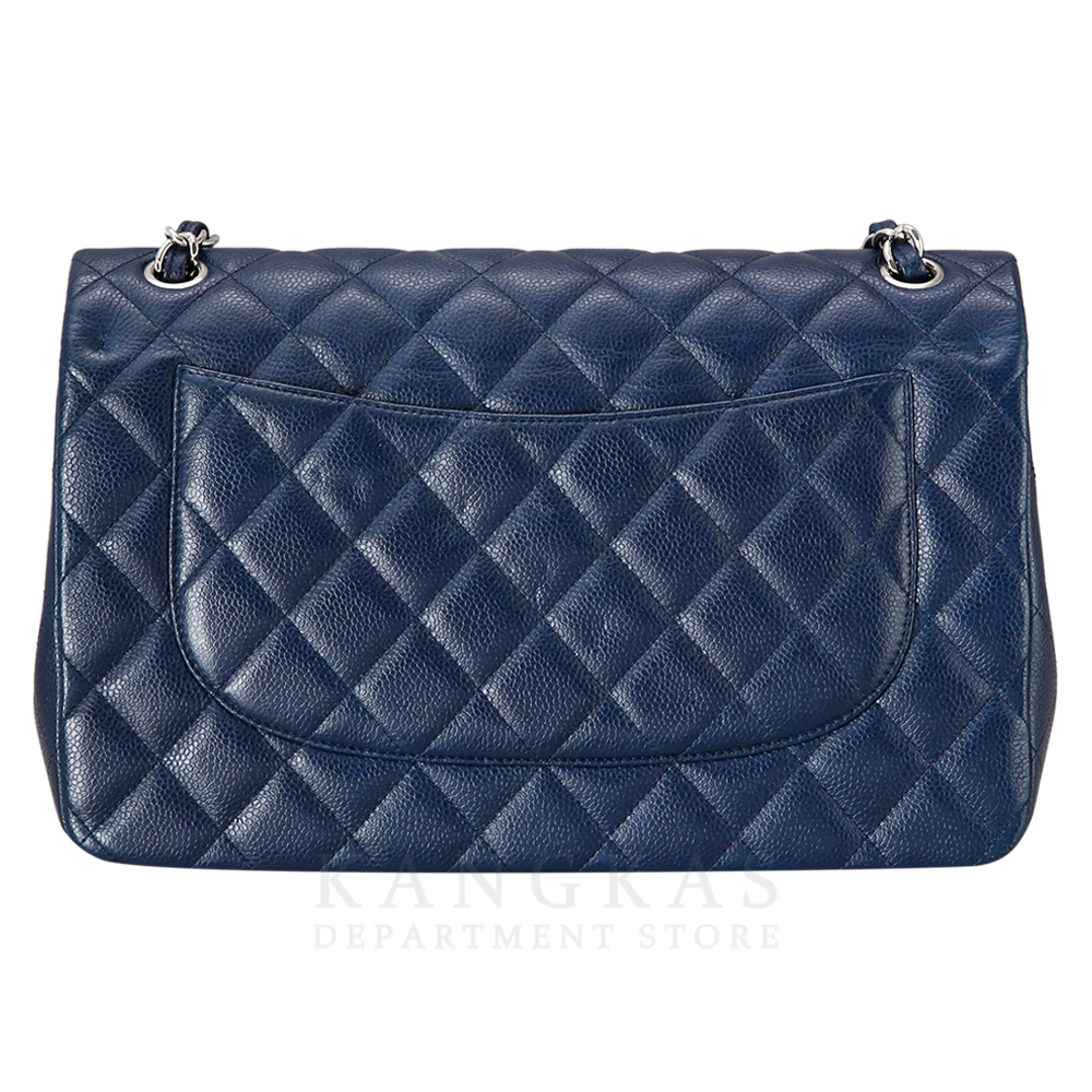 CHANEL(USED)샤넬 클래식 캐비어 점보 네이비
