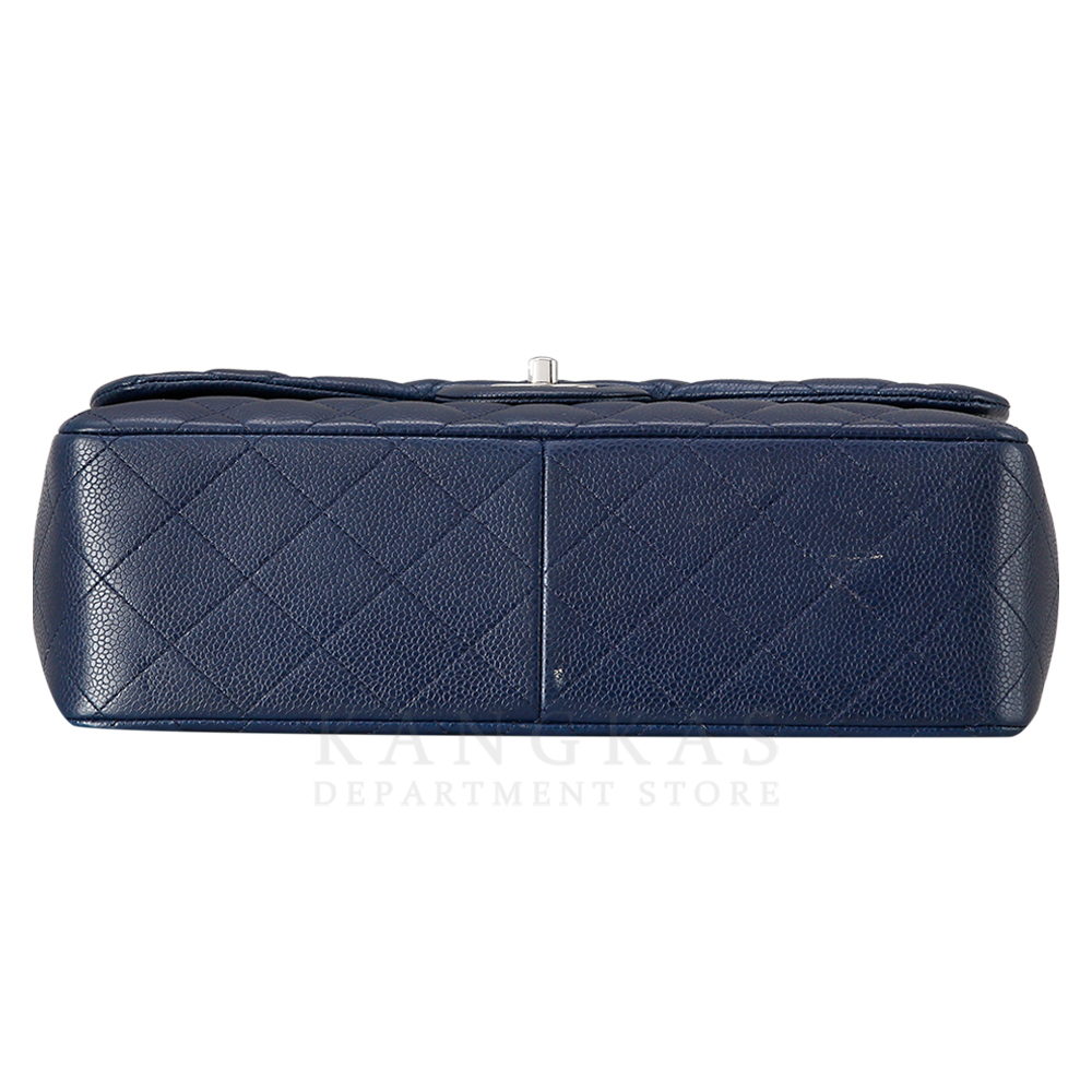 CHANEL(USED)샤넬 클래식 캐비어 점보 네이비