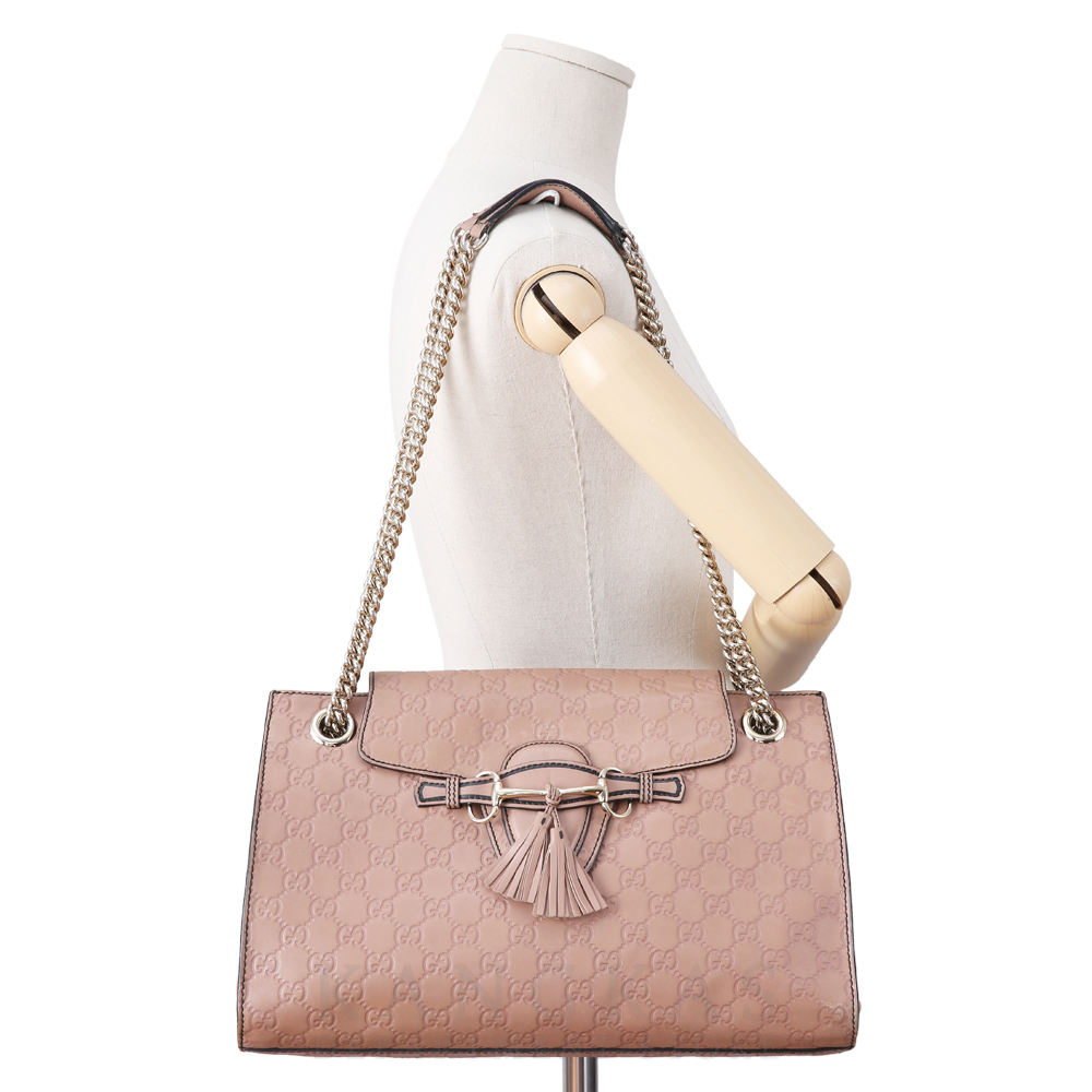 GUCCI(USED)구찌 마이크로 씨마 에밀리 체인 숄더백