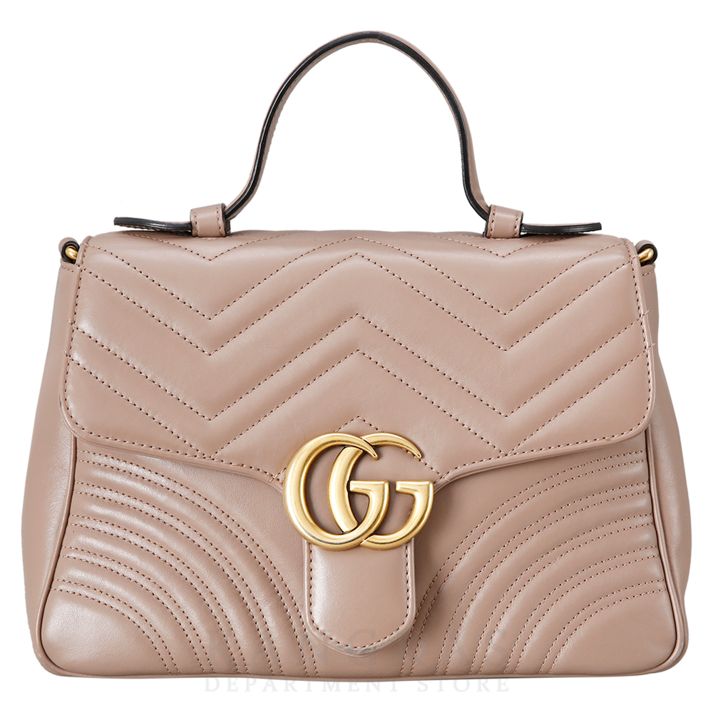 GUCCI(USED)구찌 498110 GG마몽 마틀라세 탑핸들백