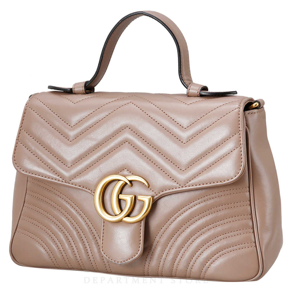 GUCCI(USED)구찌 498110 GG마몽 마틀라세 탑핸들백