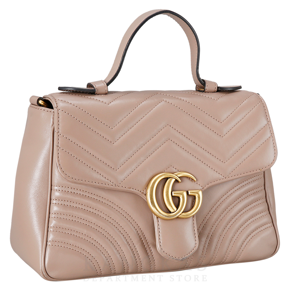 GUCCI(USED)구찌 498110 GG마몽 마틀라세 탑핸들백