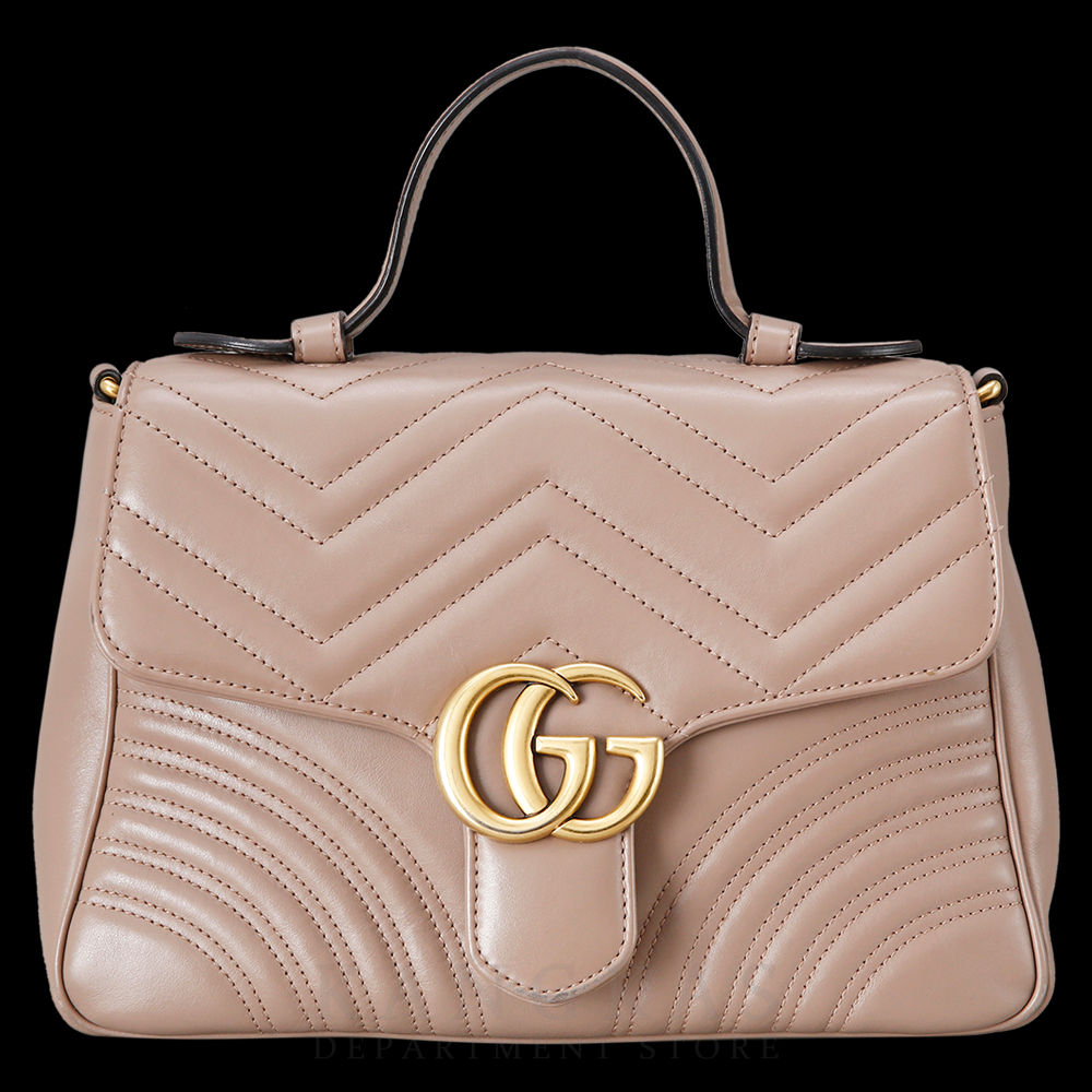 GUCCI(USED)구찌 498110 GG마몽 마틀라세 탑핸들백