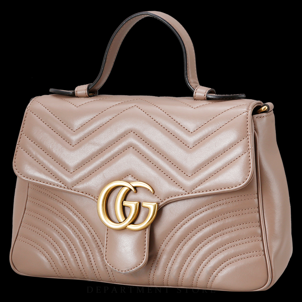 GUCCI(USED)구찌 498110 GG마몽 마틀라세 탑핸들백